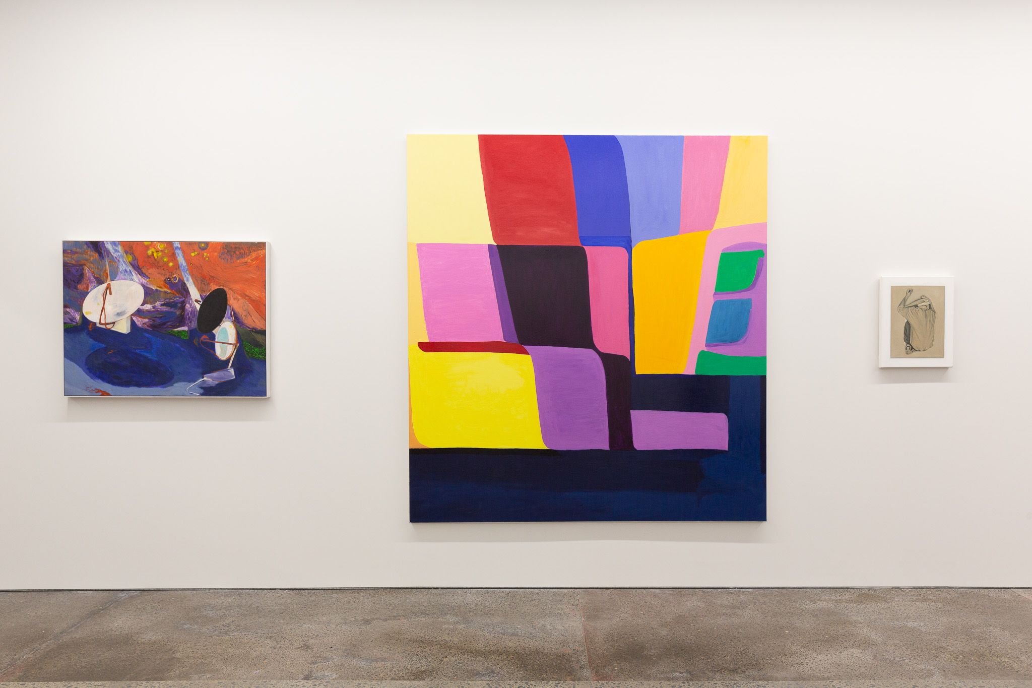 Nova 2023 installation view Henry Curchod, Michael Morley and Jesse Hogan. Courtesy of Sumer.jpg